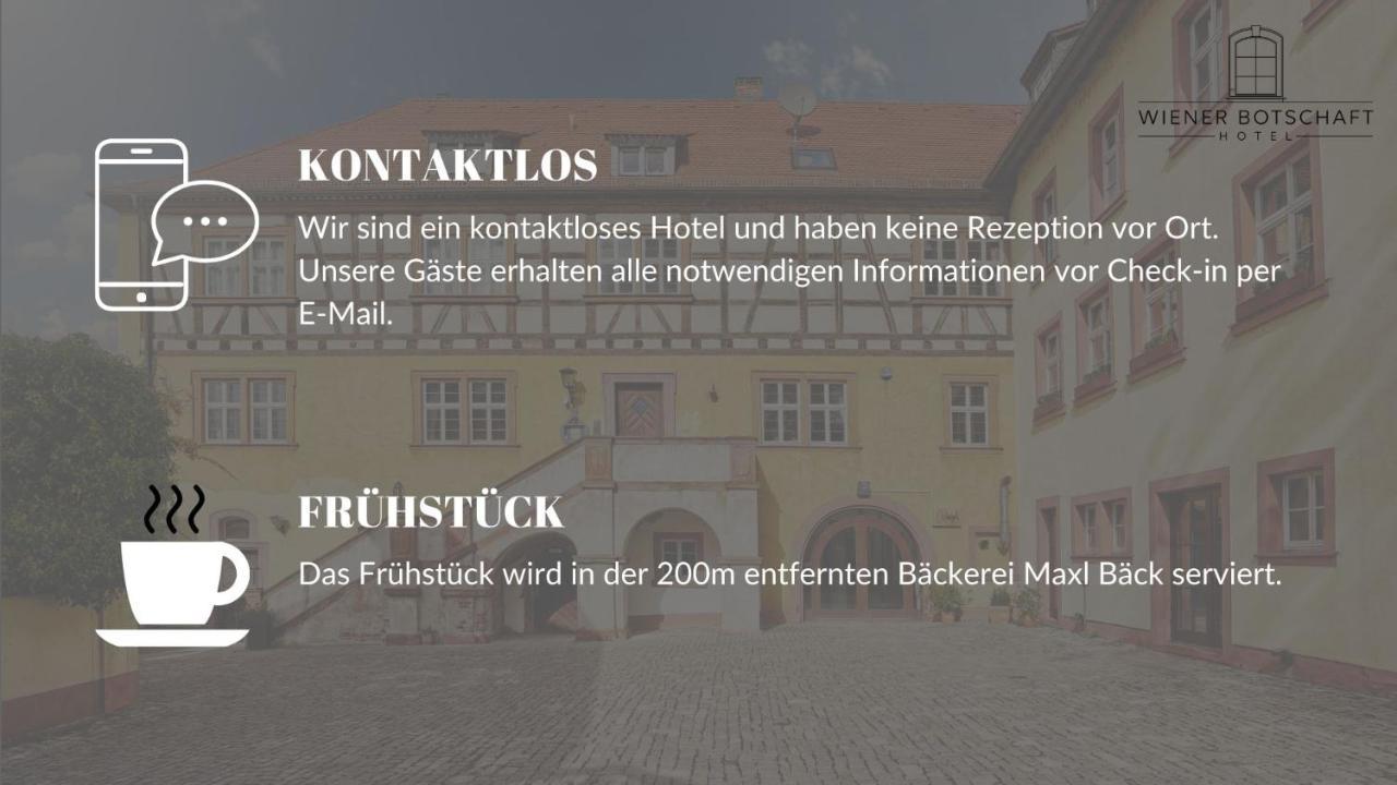 Hotel Wiener Botschaft In Veitshoechheim ภายนอก รูปภาพ